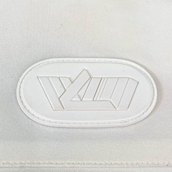 H12492 Louis Vuitton white label hem logo monogram high collar short sleeve T-sh - Picture 5 of 8